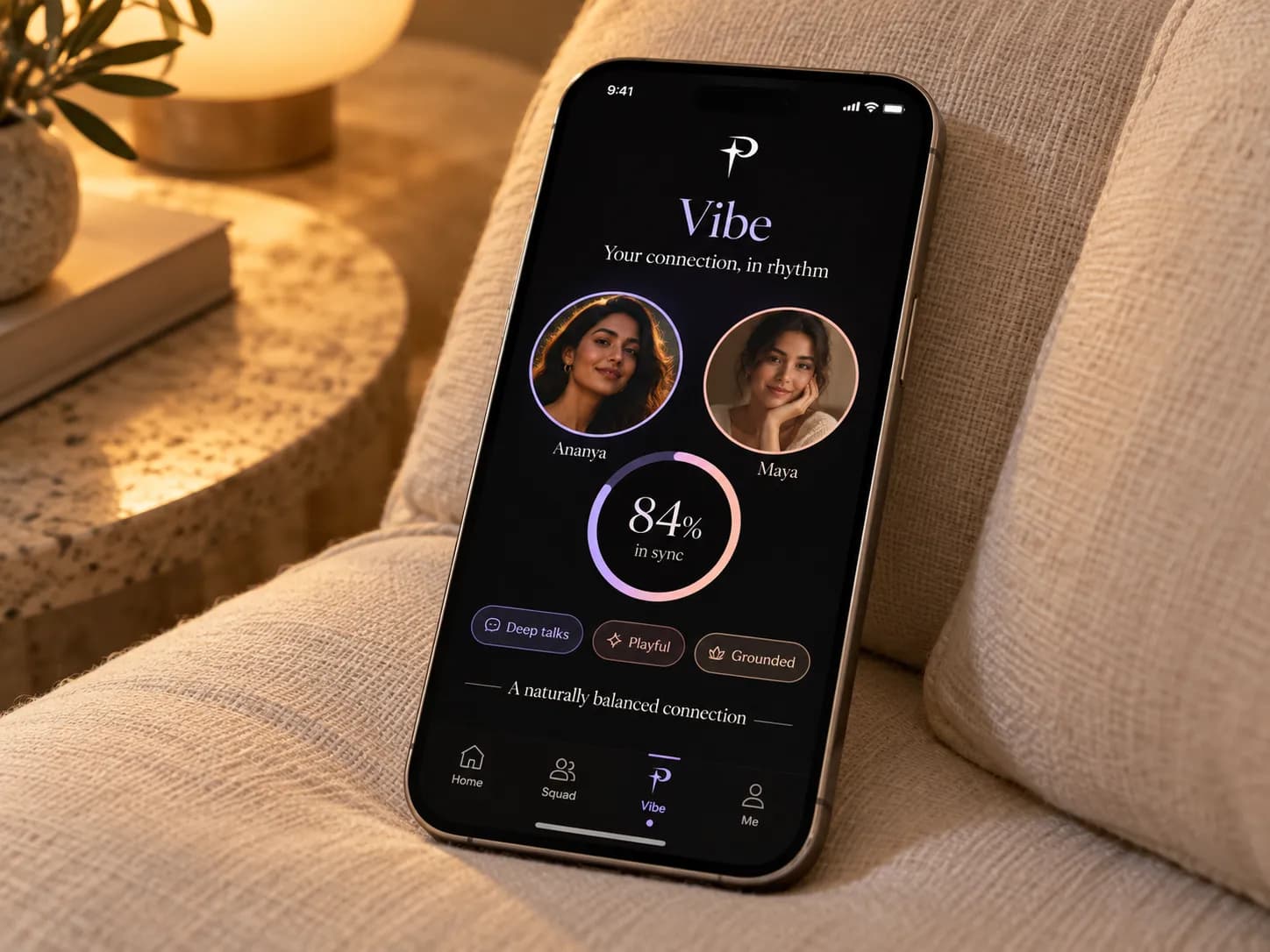 Vibe: a compatibility check between two friends